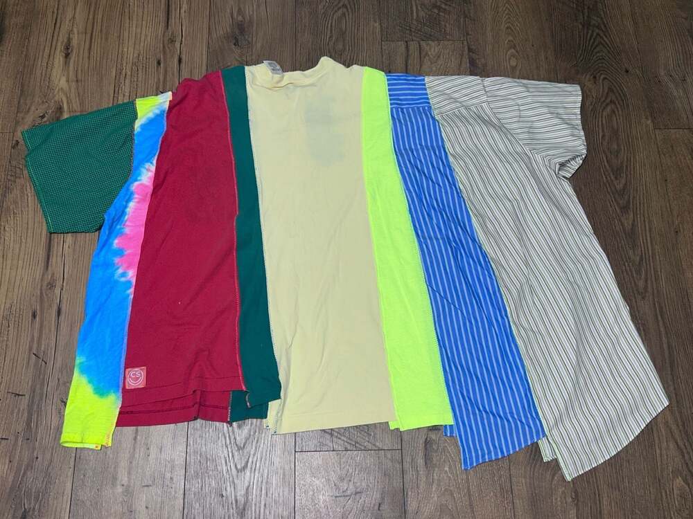Disney Lady and the Tramp Classic Colorblock Multi-Pattern Henley Shirt - Picture 5 of 5